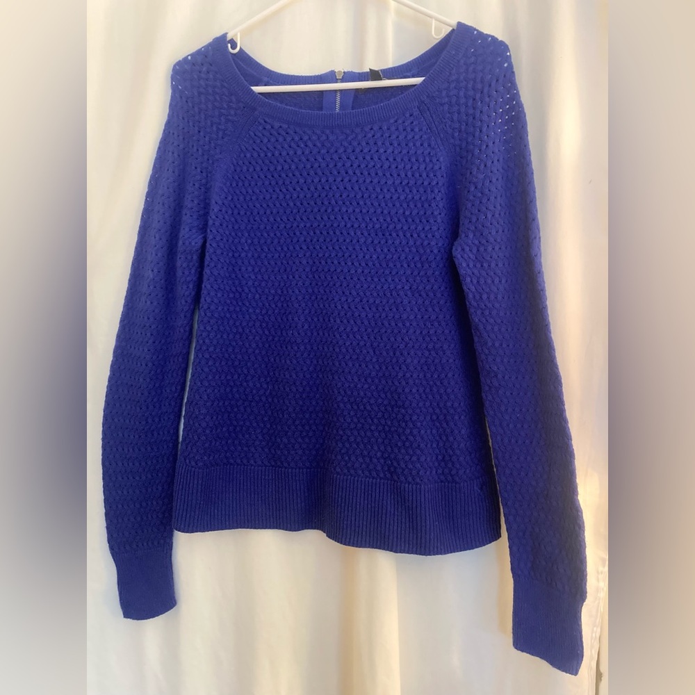 American Eagle Outfitters Royal Blue Crew Neck Sweater Size L